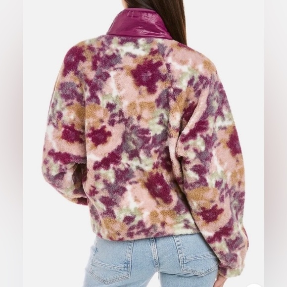 Calme by Johnny Was Printed Fleece Jacket Sz Large - NWT - Picture 2 of 7